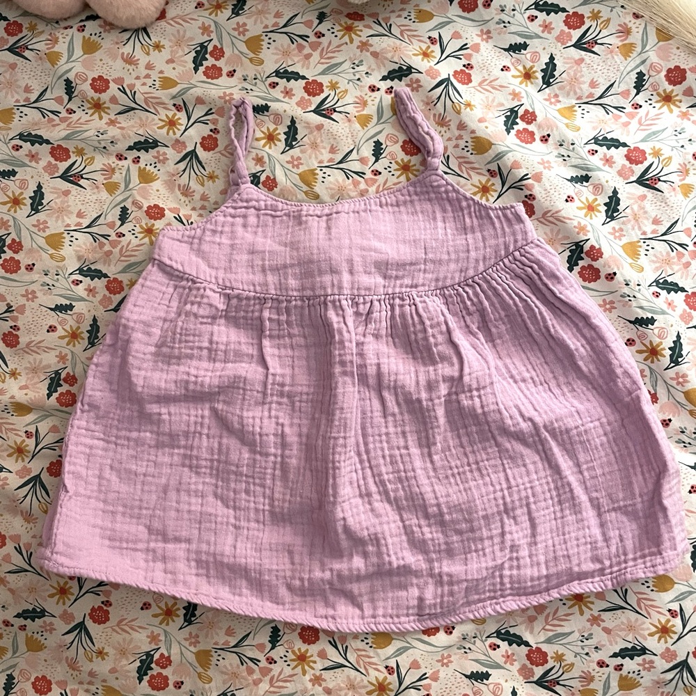 Cat & Jack light light lavender tank top size 4/5 XS